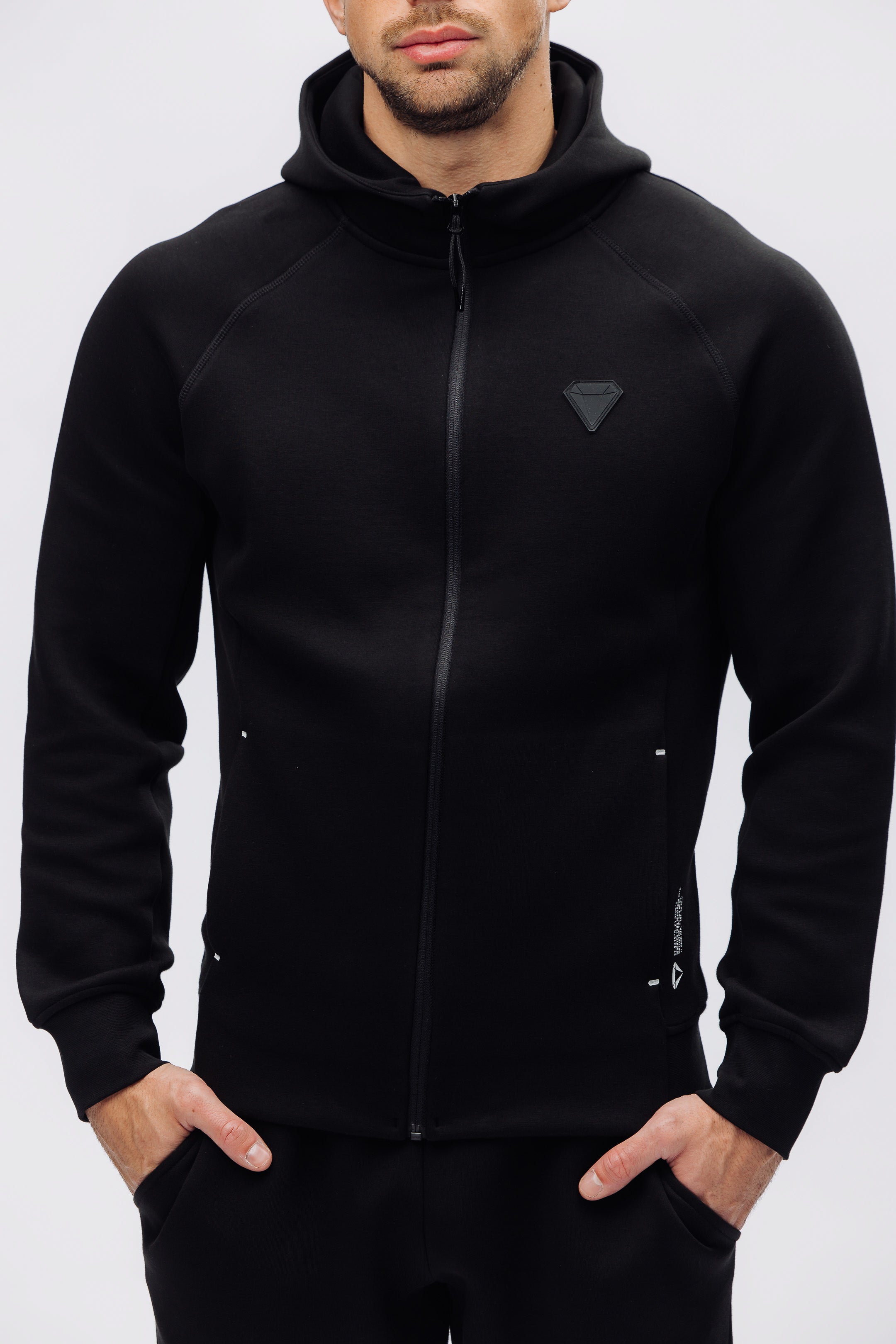 TECHFIT MENS TRACKSUIT BUNDLE - BLACK (2-PIECE)