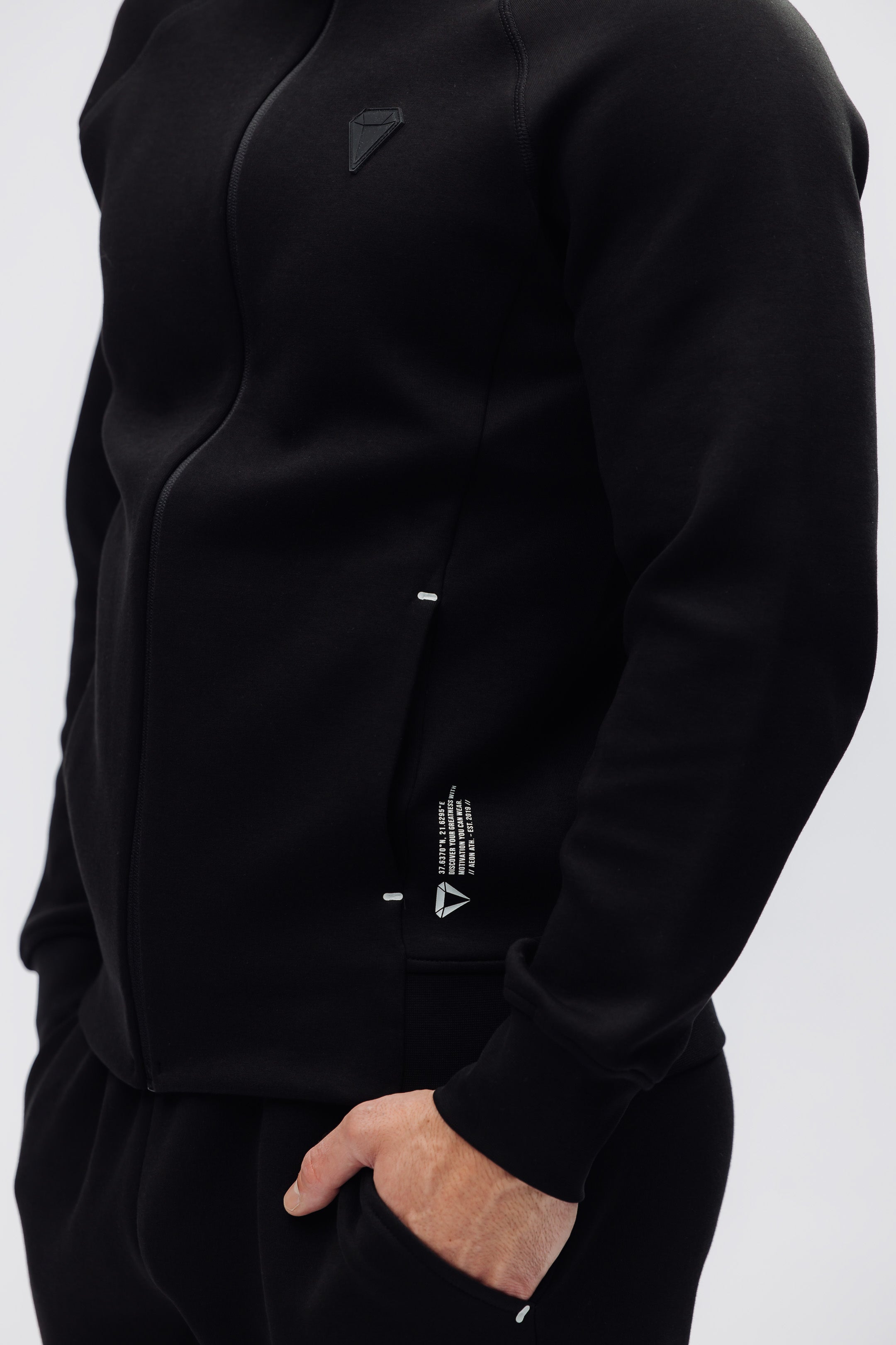 TECHFIT MENS TRACKSUIT BUNDLE - BLACK (2-PIECE)