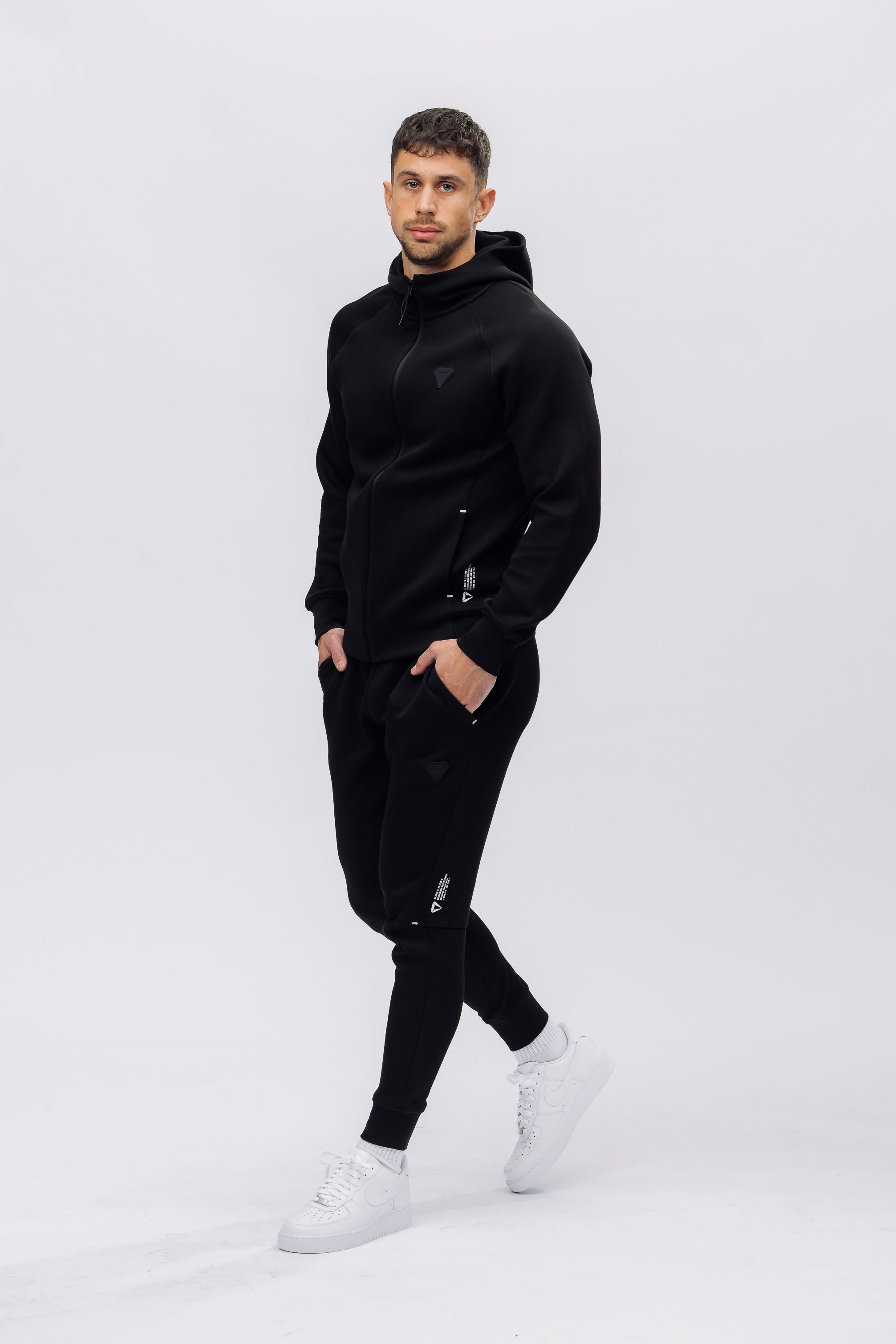 TECHFIT MENS TRACKSUIT BUNDLE - BLACK (2-PIECE)