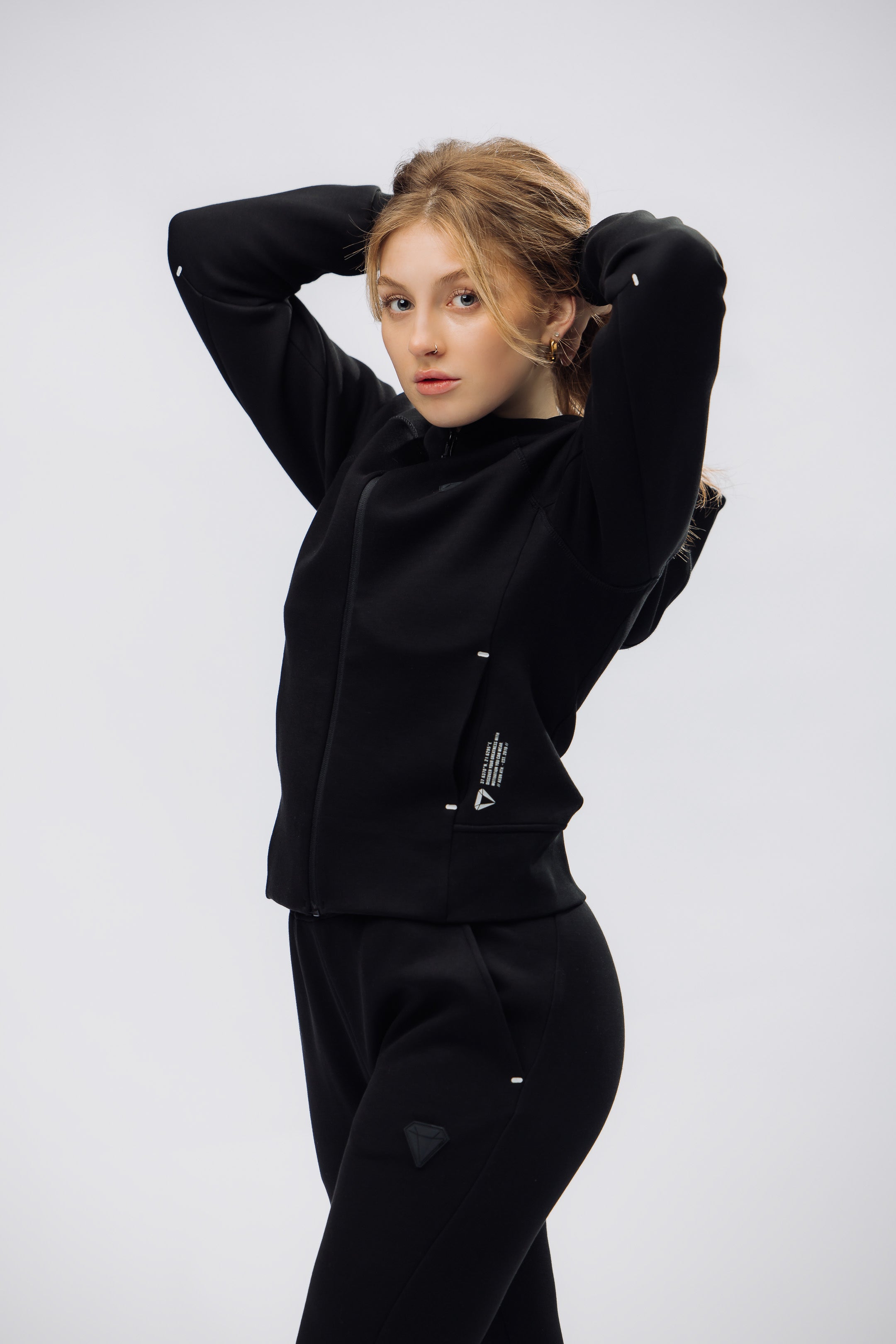 TECHFIT WOMENS TRACKSUIT BUNDLE - BLACK (2-PIECE)