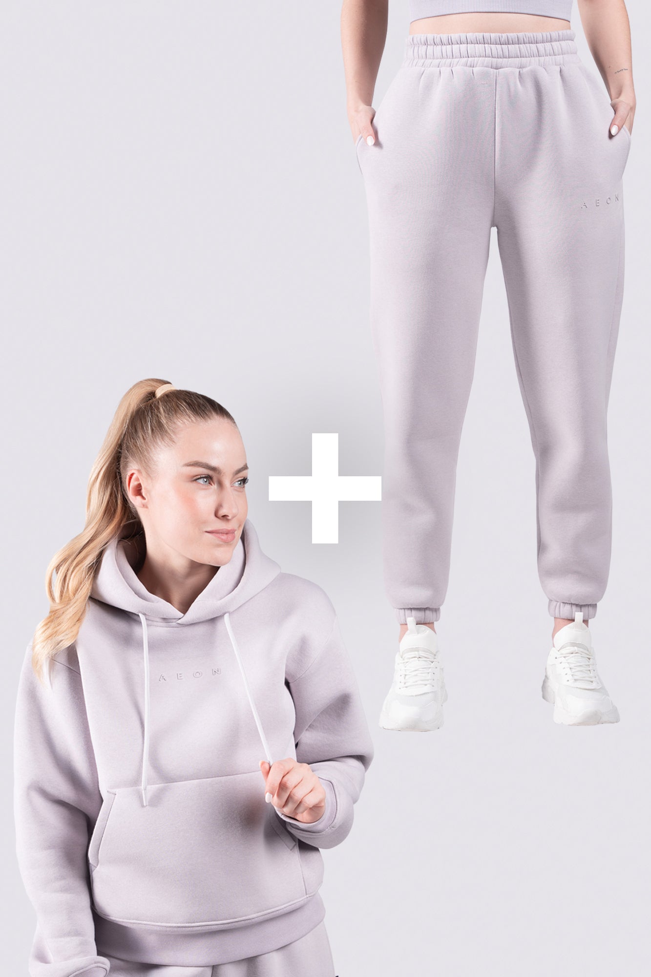 ELEVATE TRACKSUIT BUNDEL - PEARL (2-DELIG)