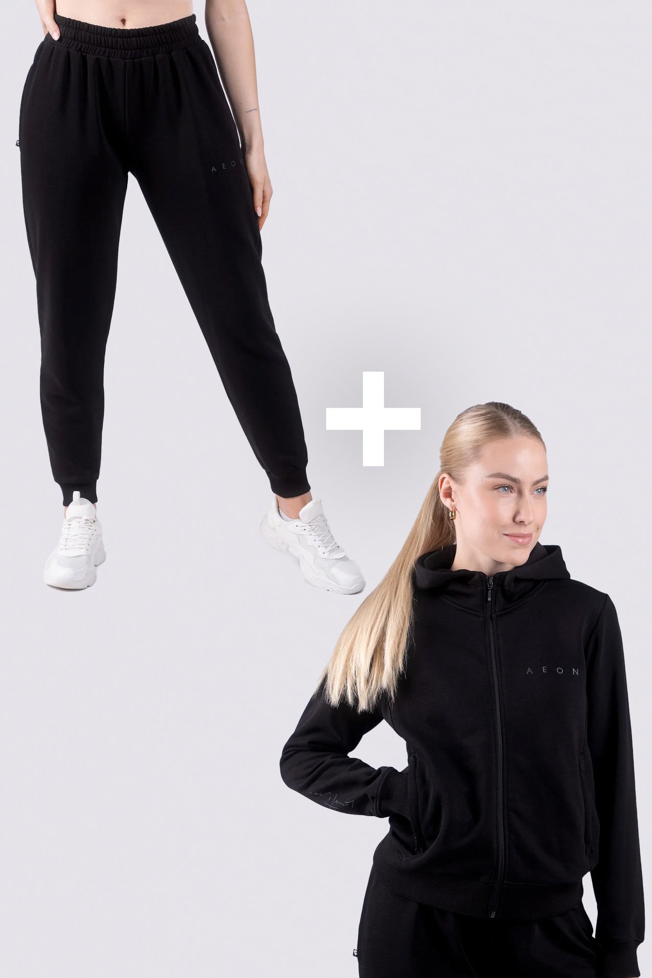 LIMITLESS TRACKSUIT BUNDEL - BLACK (2-DELIG)